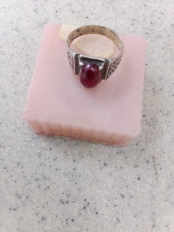 Manama, Jewelry, BHD 300,  Red Ruby Silver Ring
