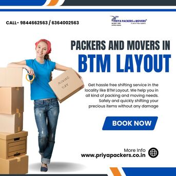 Bangalore, Business, Packers Movers In Bangalore- Priya Packers Movers