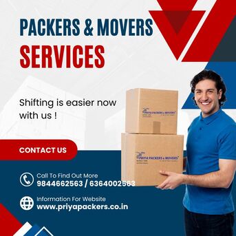 Bangalore, Business, Packers Movers In Bangalore- Priya Packers Movers