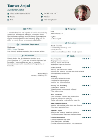 Manama, Job Seekers, Handyman/labor Services