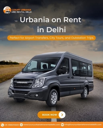 New Delhi, Travel, Urbania On Rent In Delhi For Luxury Travel & Group Trips