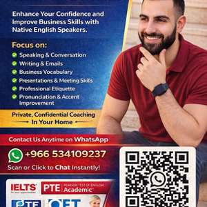 Business Level: Speaking, Vocab, Presentation Skills(IELTS/PTE/OET)