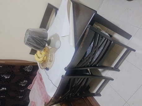 Jubail, Household Items, SAR 399,  Wooden Table With 4 Chairs