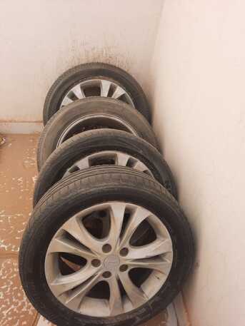 Hasa-Hofuf, Auto Parts, SAR 700,  17-inch Alloy Rims With Tyre For Hyundai Elantra, 4 Pieces