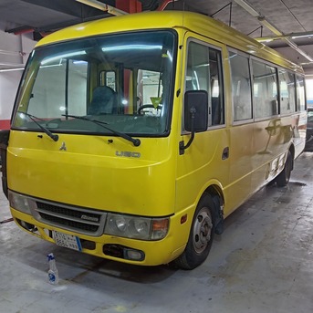 Jubail, Pick Up & Drop Off, I Have Mitsubishi Rosa Bus 30 Passe 2015  Model With Good Condition Diesel Engine For Rent