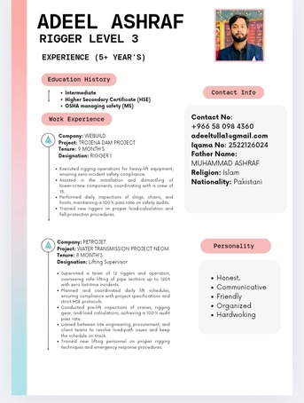 Multan, Graphic Design, Resume Maker