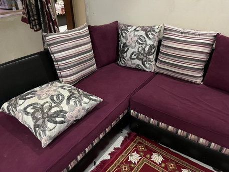 Al Rehab, Furniture, SAR 700,  Sofa Set For Sell . Neat And Clean