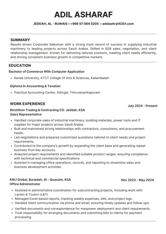 Jeddah, Job Seekers, Sales Executive With Established Client Base