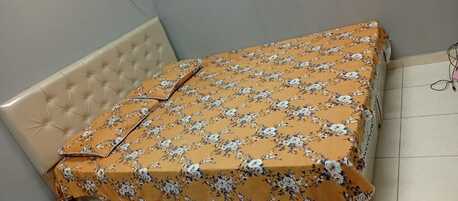 Mushrefah, Furniture, SAR 500,  Double Bed With Mattress For Sale &ndash; Mushreffah, Jeddah