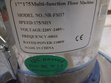 Jeddah, Appliances, SAR 1500,  Floor Polishing And Carpet Scrub Machine