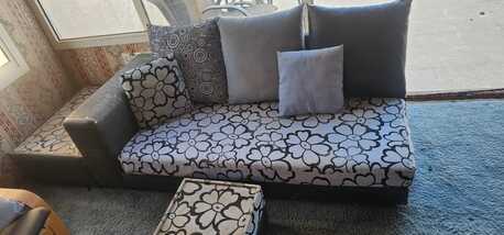 Riyadh, Furniture, SAR 260,  Blue Majlis Set + Pillows + Side Tables