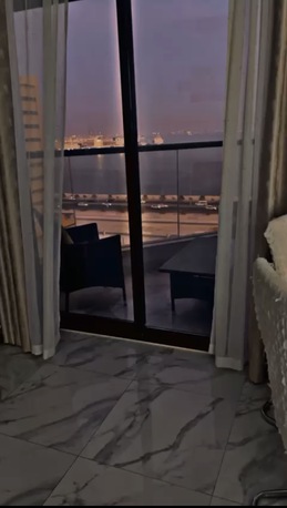 Hidd, Apartments/Houses, BHD 300/month,  Furnished,  1 BR,  For Rent: Luxurious Apartment In New Hidd With Sea View.