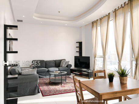 Salmiya, Apartments/Houses, KWD 500/month,  2 BR,  Semi Furnished Two Bedroom Apartment For Rent In Salmiya