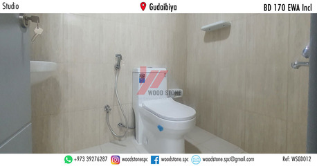 Gudaibiya, Apartments/Houses, BHD 170/month,  Studio,  35 Sq. Meter,  Semi-furnished Studio, Gudaibiya - BD 170 Incl WSGD012