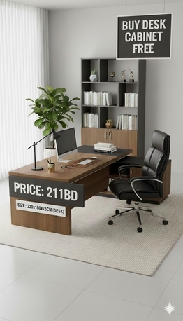 Manama, Furniture, BHD 210,  Buy Desk Cabinet Free