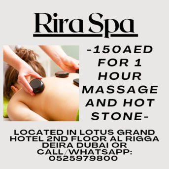 Dubai, Health, Rira Spa Offer 1/6/2026