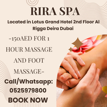 Dubai, Health, Rira Spa Offer 1/6/2026