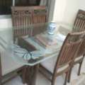 PKR 55000,  Glass Top Dinning Table