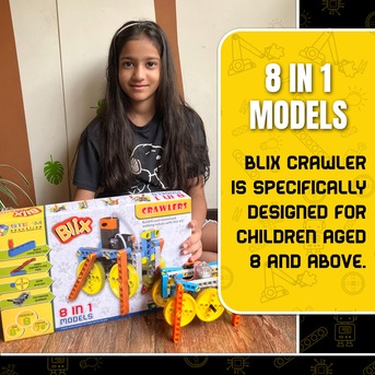 Mumbai, Toys & Games, INR 1099,  Blix Crawlers: Build, Play & Learn Robotics