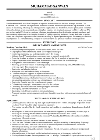 Jeddah, Job Seekers, Inventory Controller