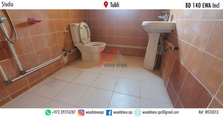 Tubli, Apartments/Houses, BHD 140/month,  Studio,  40 Sq. Meter,  Unfurnished Studio, Tubli - BD 140 Incl WSTU013