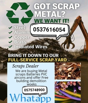 Riyadh, Items Wanted, We Are Metal Scraps Buyer Riyadh City Saudi Arabia 0575748900