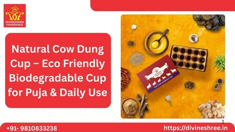 New Delhi, Health & Beauty Items, INR 200,  Natural Cow Dung Cup &ndash; Eco Friendly Biodegradable Cup For Puja & Daily Use