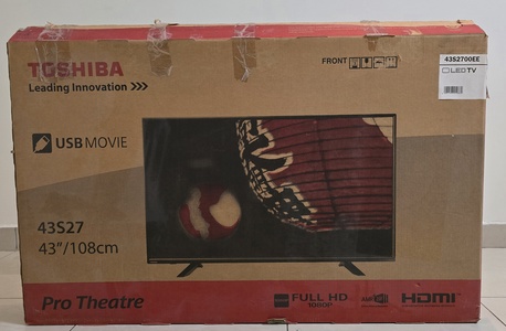 Riyadh, Household Items, SAR 320,  Toshiba 43&rdquo; Full HD LED TV