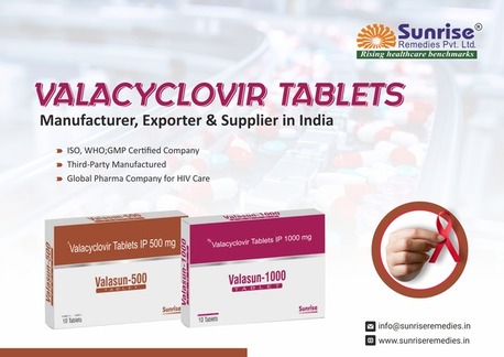 Ahmedabad, Wholesale Products, Valasun HIV ARV Tablets For Consistent Viral Management And Patient Care