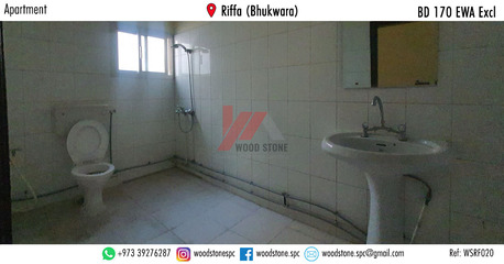 Riffa, Apartments/Houses, BHD 170/month,  2 BR,  120 Sq. Meter,  Unfurnished 2 Bedroom Apartment, Riffa (Bhukwara) - BD 170 Excl WSRF020