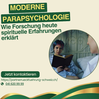 Zurich, Education, Moderne Parapsychologie: Wie Forschung Heute Spirituelle Erfahrungen Erkl?rt