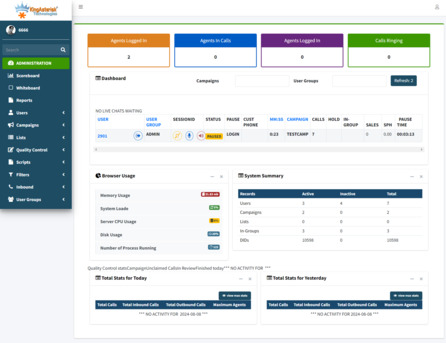 Cairo, Computer, VICIdial Admin & Agent UI Customization