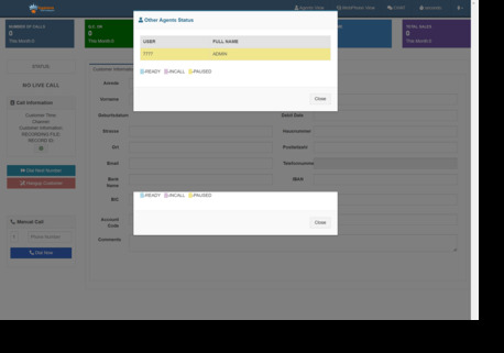 Cairo, Computer, VICIdial Admin & Agent UI Customization