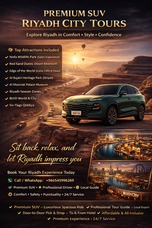 Riyadh, Travel, Explore Riyadh In A Premium SUV With Professional Tour Guide