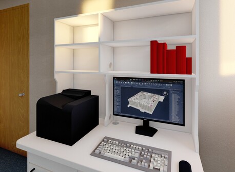 Hara, Furniture, SAR 550,  Table For Computer & Printer With Racks