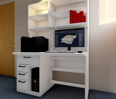 Hara, Furniture, SAR 550,  Table For Computer & Printer With Racks