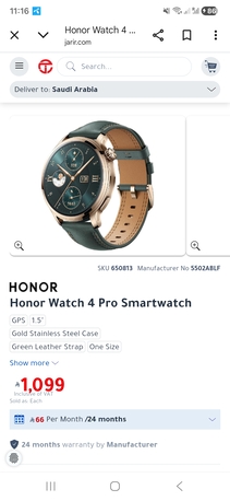 Al Khobar Al Shamalia, Mobile Phones, SAR 650,  Honor Watch 4 Pro Box Packed Sealed Pack Only Serious Buyer Contact Me WhatsApp Or Call
