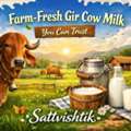 Farm-Fresh Gir Cow Milk You Can Trust Sattvishtik