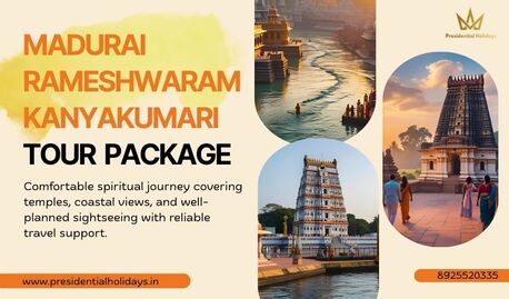 Mumbai, Travel, Madurai Rameshwaram Kanyakumari Tour Package | Presidential Holidays