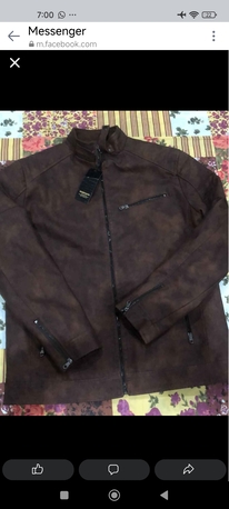 Riyadh, Clothing & Accessories, SAR 300,  Pakistani Leather Jacket 5xl Coffee Color