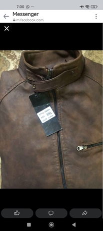 Riyadh, Clothing & Accessories, SAR 300,  Pakistani Leather Jacket 5xl Coffee Color