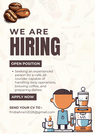Manama, Jobs, Caf&eacute; All-Rounder