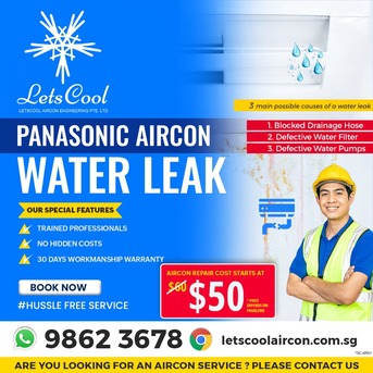 Singapore, Air Conditioning, Panasonic Aircon Water Leaking
