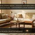 INR 100,  Premium Wooden Sofa Set Designs | Luxury Sofas In Hyderabad