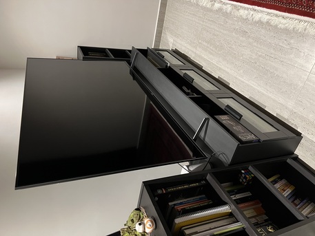 Al Aqeeq, Appliances, SAR 4000,  75 Inch TV And TV Bench For Sale