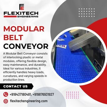 Lucknow, Logistics, Reliable Modular Belt Conveyor For Smooth Operations