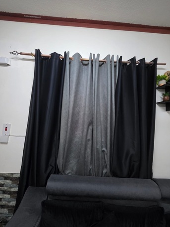 Al Murabba, Household Items, SAR 900,  L Shapes Sofa 7 Seater + Curtains + Rug Carpet