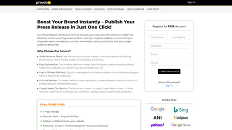 Mumbai, Business, Register Free To Publish A Press Release On PRWeb