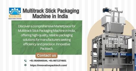 Noida, Industrial Machinery, Buy Multitrack Stick Packaging Machine In India For Fast Production