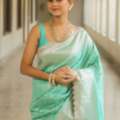 INR 1500,  Silver Zari Saree Designs That Exhibits Traditional Craftsmanship And Shine